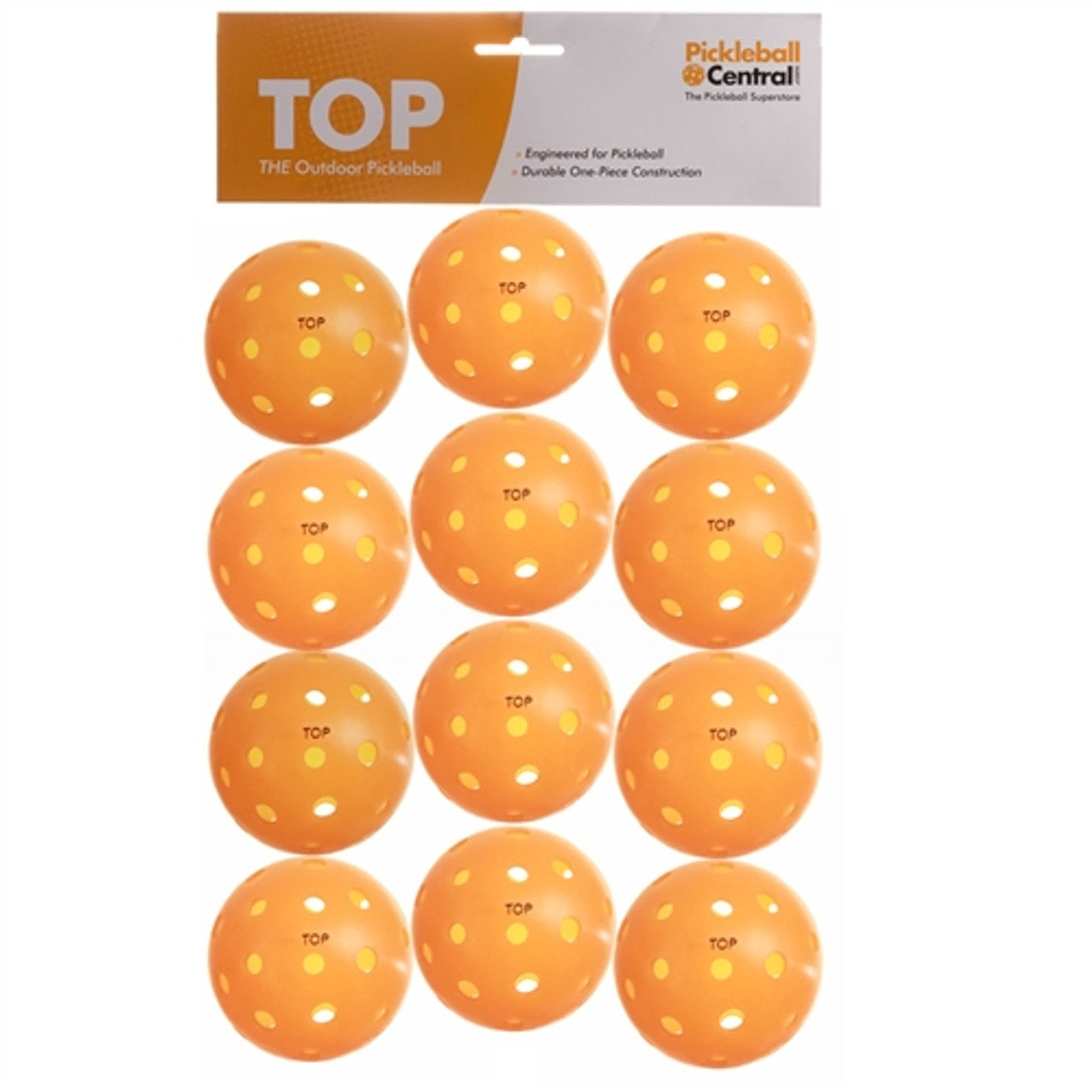 TOP Outdoor Pickleball - 12 pack