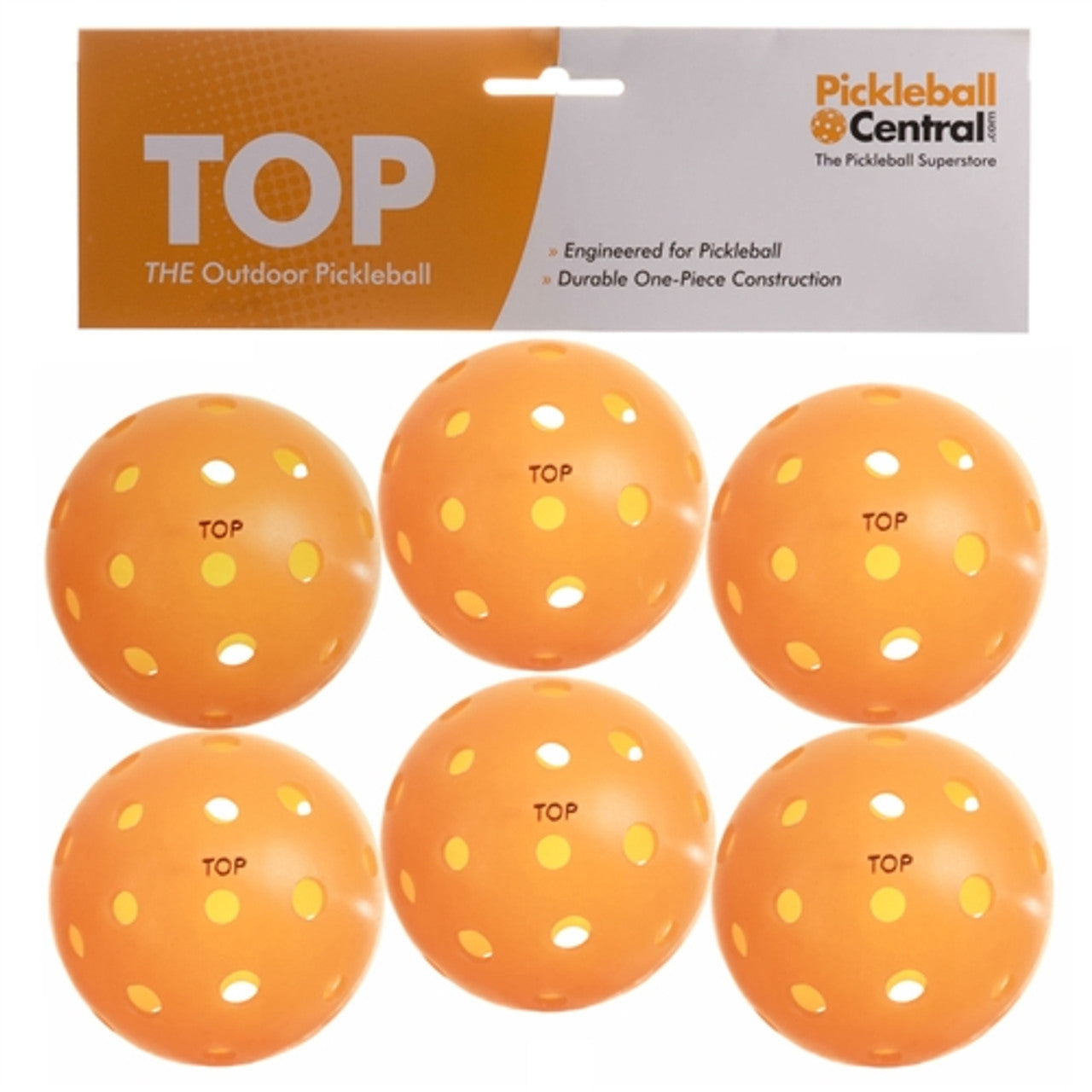TOP Outdoor Pickleball - 6 pack