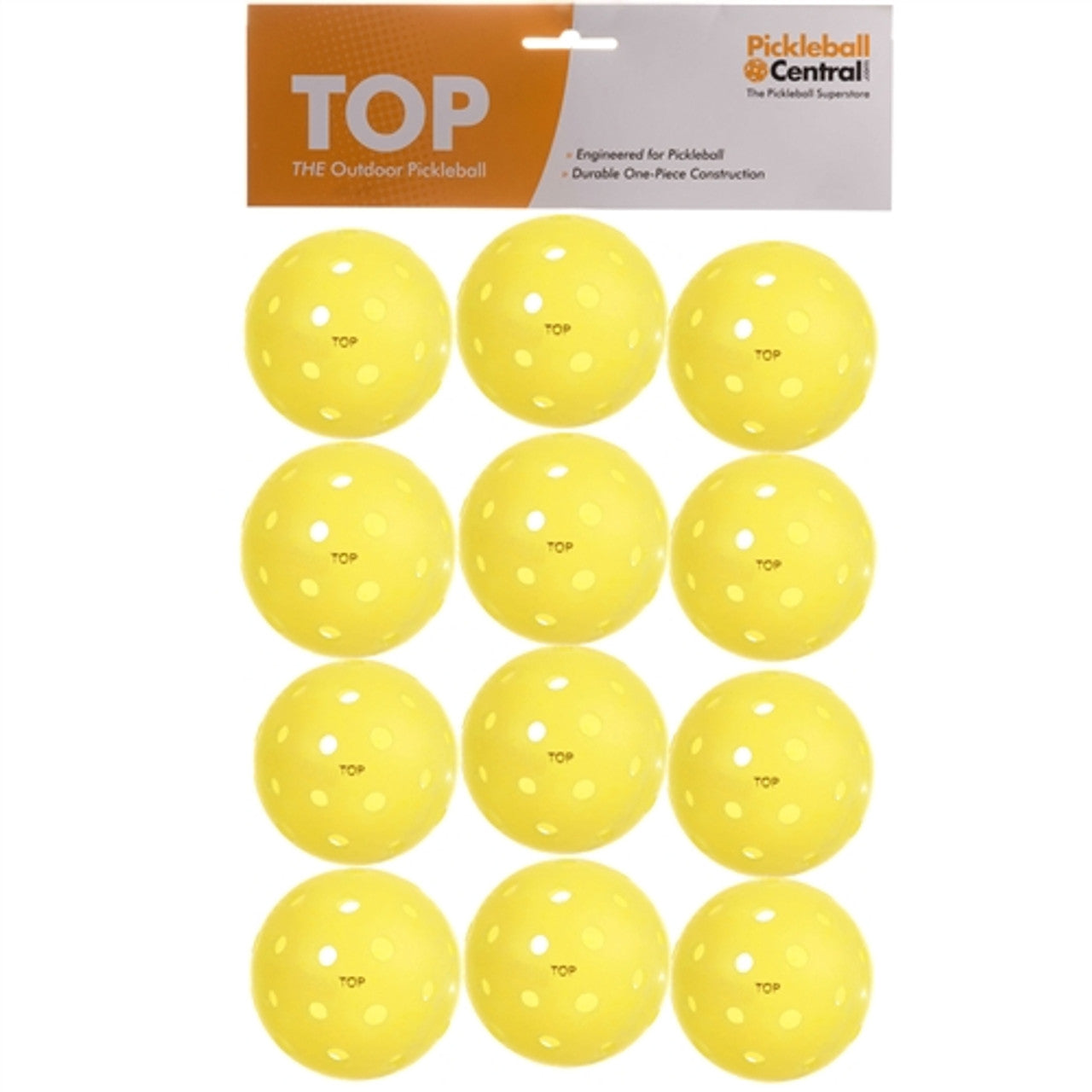 TOP Outdoor Pickleball - 12 pack