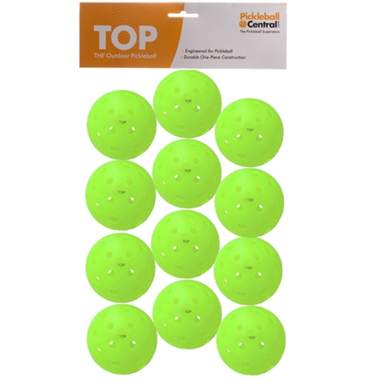 TOP Outdoor Pickleball - 12 pack