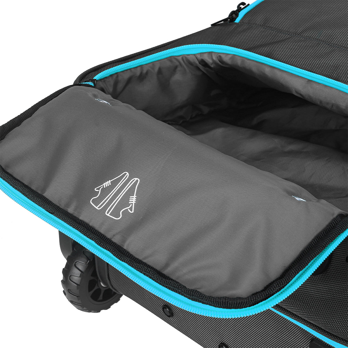 Vision Suitcase (Black/Light Blue