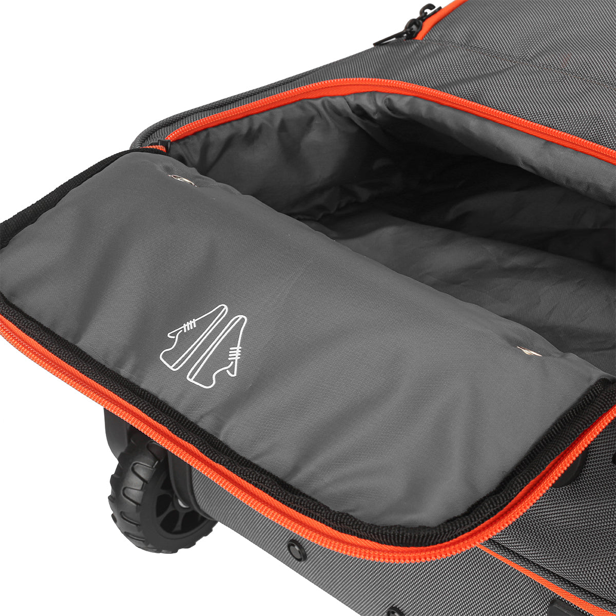 Vision Suitcase (Charcoal/Orange