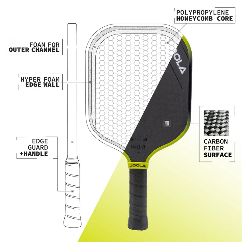 [Pre-Sale] JOOLA Anna Bright Scorpeus 3S 14mm Pickleball Paddle - Ships 8/29