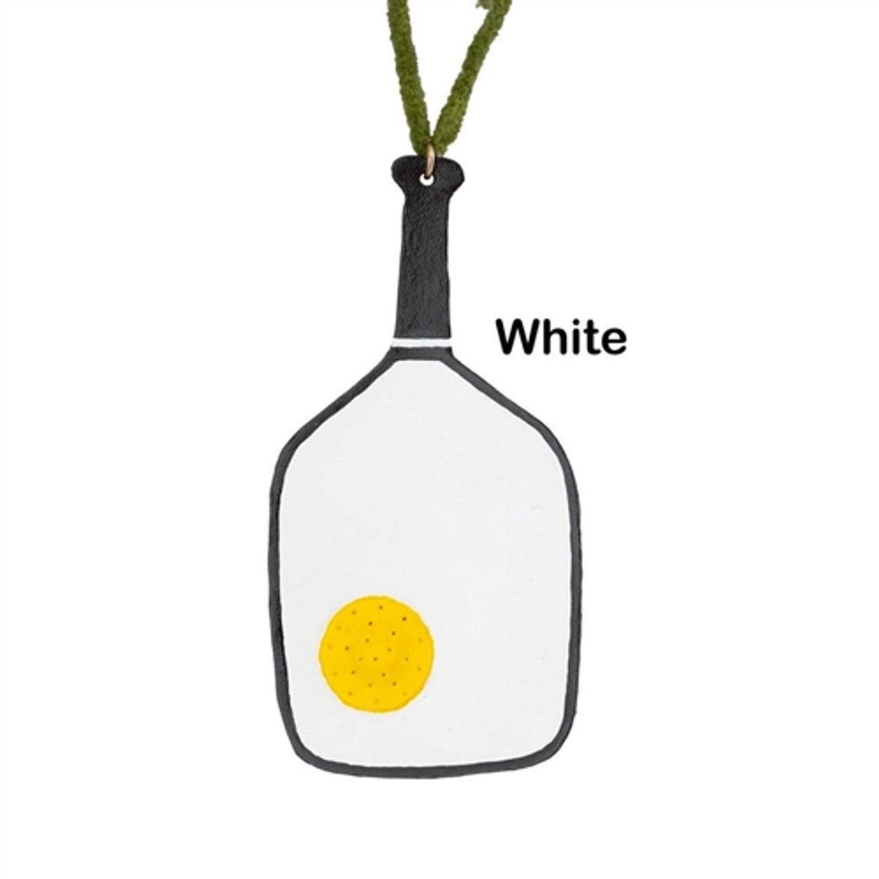 Leather Pickleball Ornament