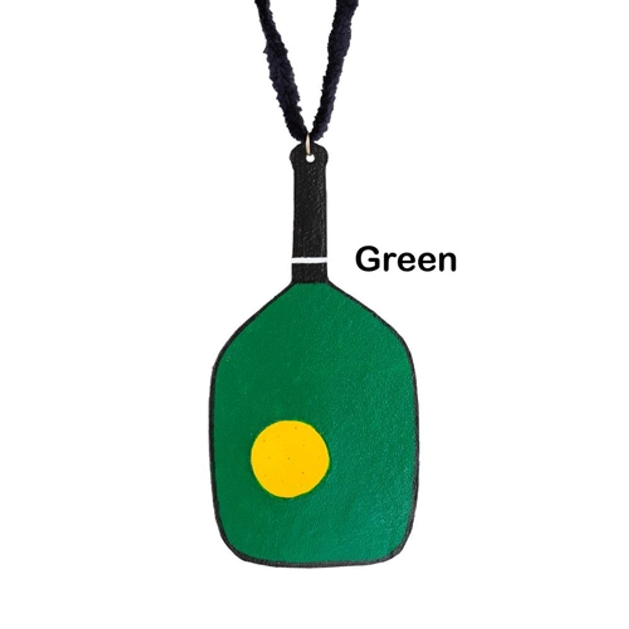 Leather Pickleball Ornament