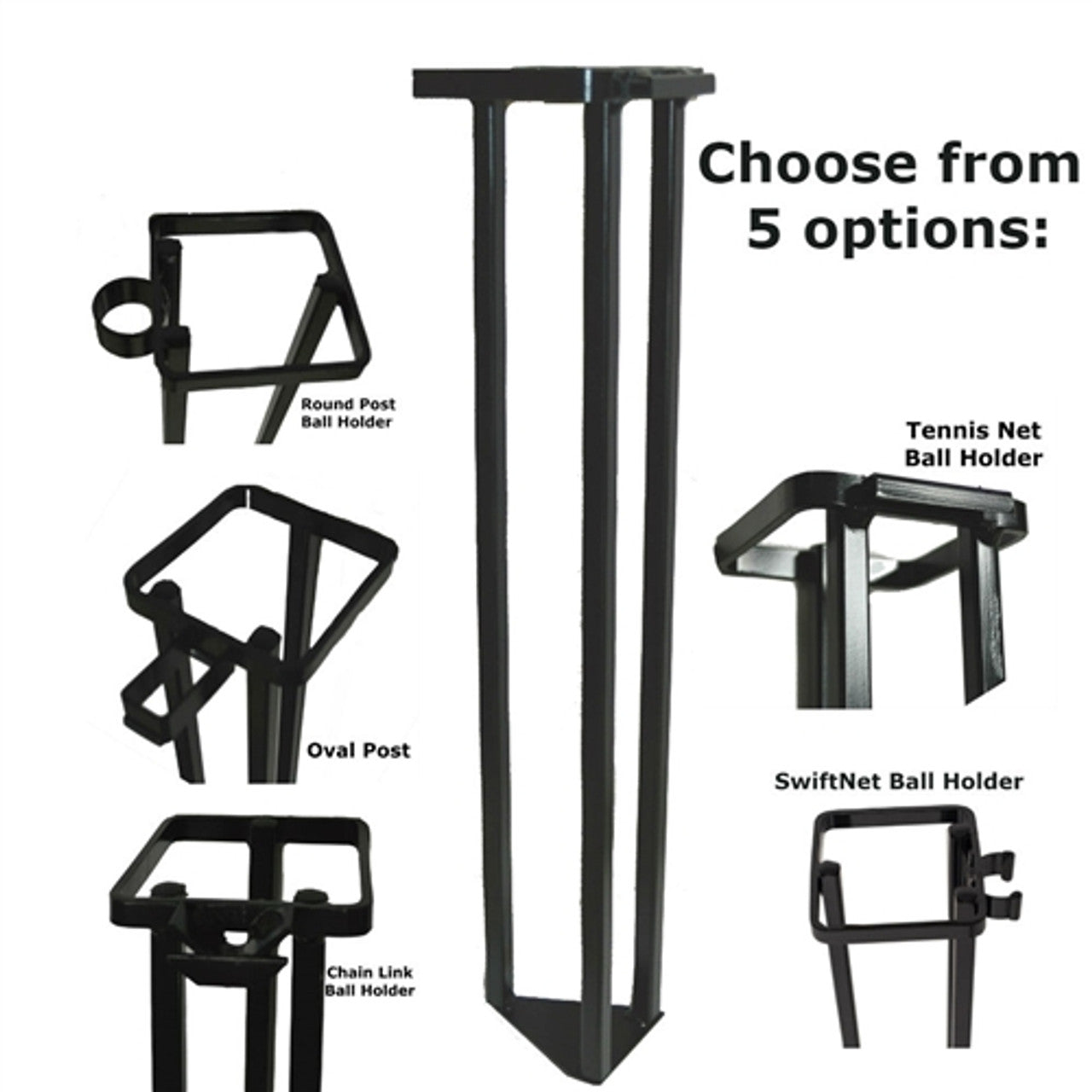 Ball Holder - Portable Net holder (ROUND post)