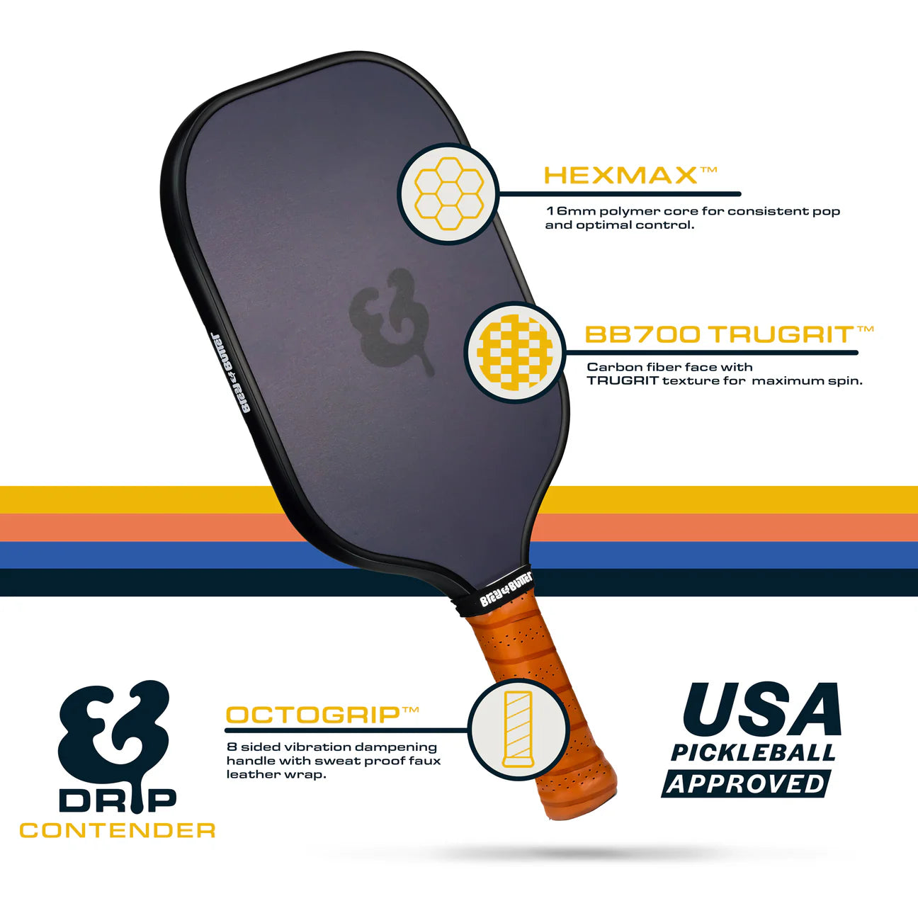 Contender Drip Pickleball Paddle