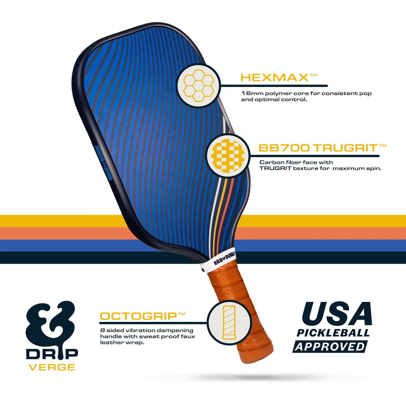 Verge Drip Pickleball Paddle