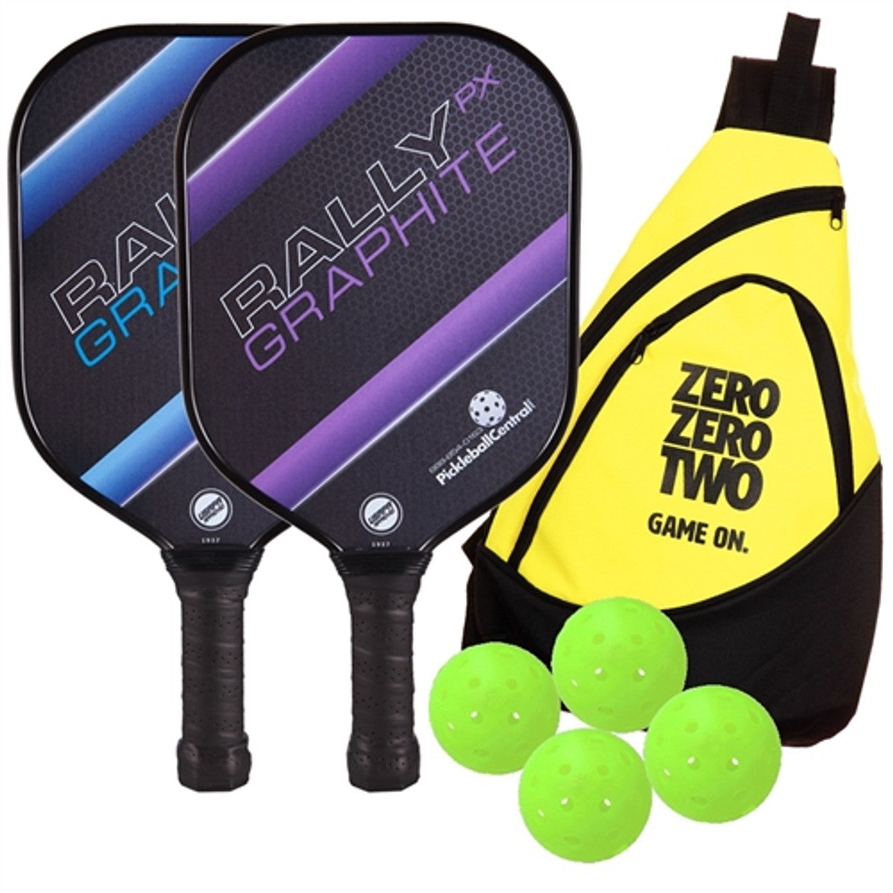 Rally PX Graphite 2-Paddle Bundle W/ Sling Bag