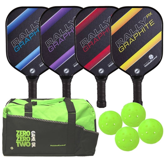 Rally PX Graphite 4-Paddle Bundle W/ Duffle