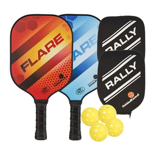 Rally Flare Graphite Bundle - Paddles/Balls/Covers