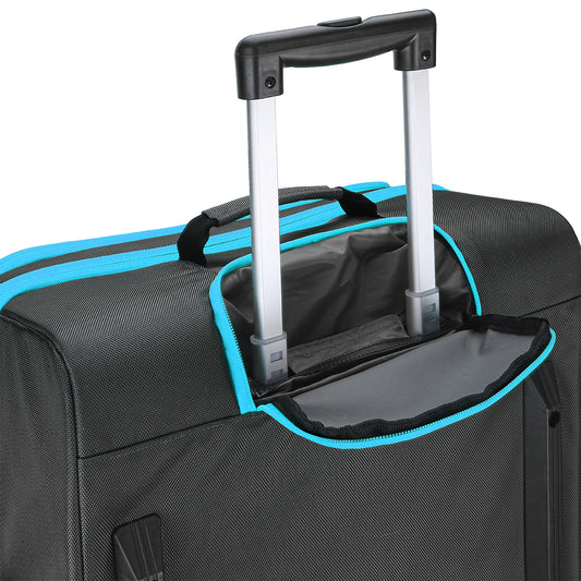 Vision Suitcase (Black/Light Blue