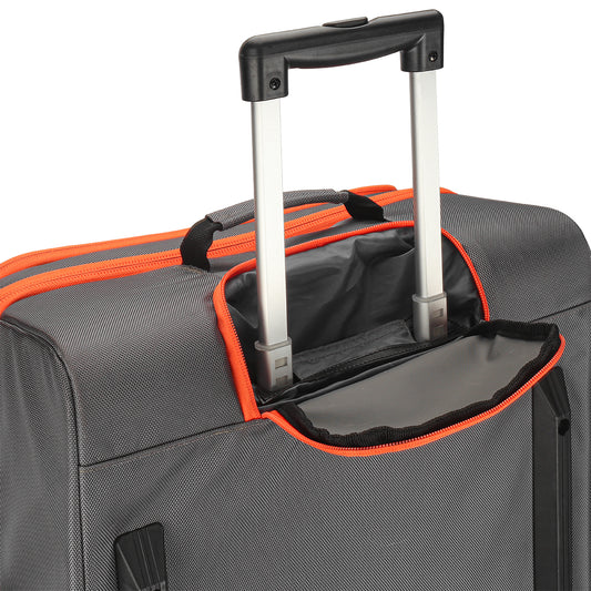 Vision Suitcase (Charcoal/Orange